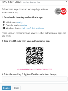  ورود دو مرحله ای در bitwarden 