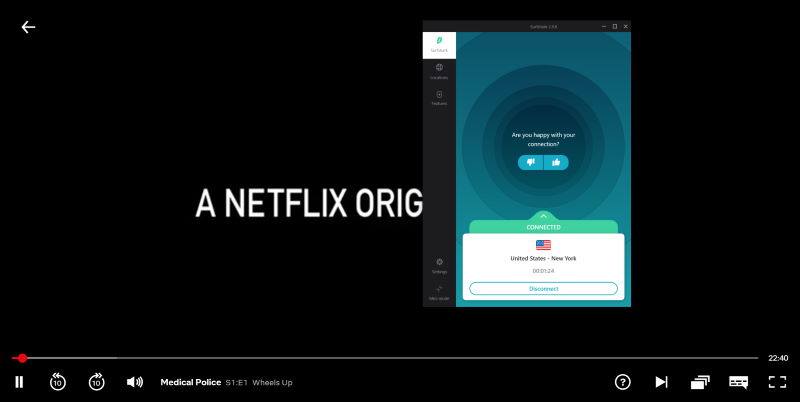 Surfshark Unflix را مسدود می کند. Netflix